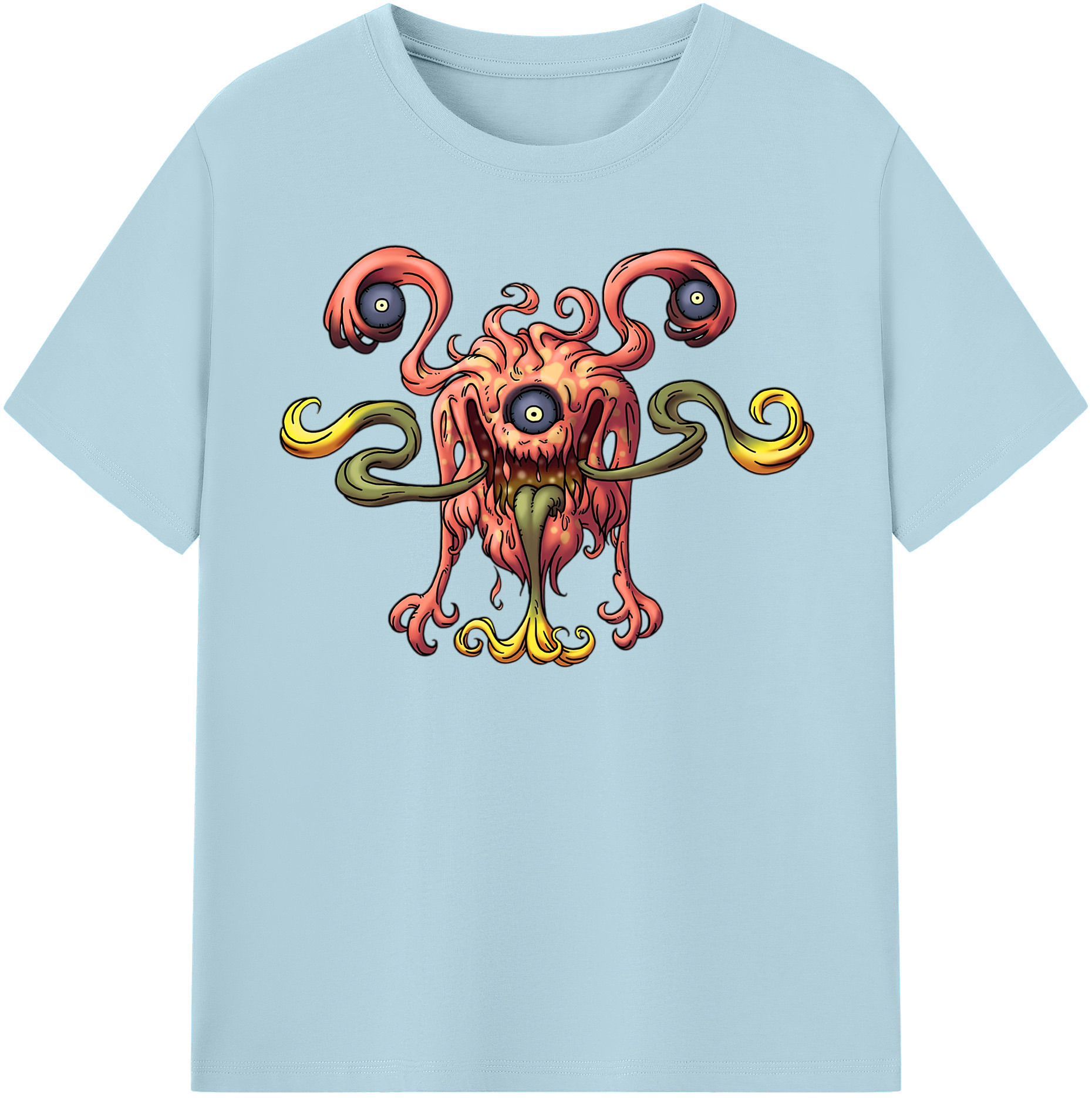 （画像用） ドラゴンクエスト Doragon Kuesuto Dragon Quest 綿100％半袖Tシャツ（フロントプリント）